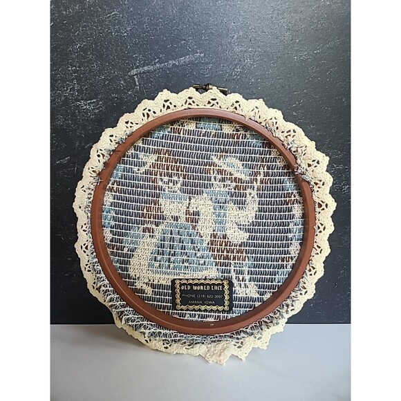 Finished Needlepoint of a Period Couple - Picture 4 of 10